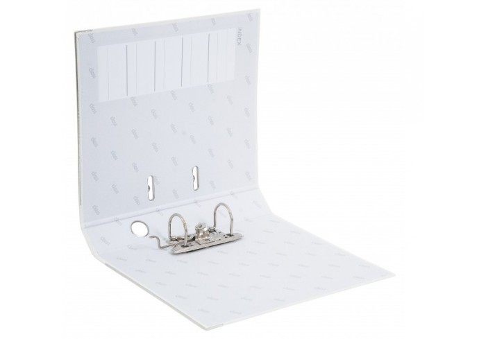 Папка-регистратор 50мм, Class, ПВХ, с мет уголком, белая