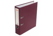 Папка-регистратор 75мм, Class, ПВХ, с мет уголком,  бордовая