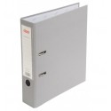 Папка регистратор 75мм, Class, ПВХ, с метал.уголком, серая