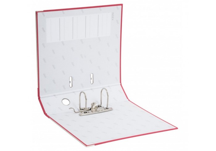 Папка-регистратор 75мм, Class, ПВХ, с метал.уголком, красная