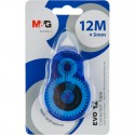 Корректирующая лента MG Evo 5мм x 12м, цвет в ассортименте, в блистере