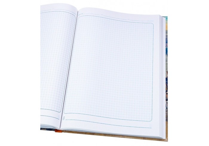 Бизнес-блокнот А4 120л. ВИД НА НЕБОСКРЁБЫ  пер.7БЦ , глянц.лам.,цвет.мелов.обложка