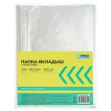 Папка-вкладыш (файлы) с перфорацией А4+ глянцевая, стандарт 60 мкм, 100 шт