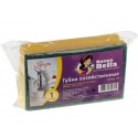 Губка хозяйственная Профи(1шт/уп) Donna-Bella поролон 14x8,5х4,5см с абразивным слоем.