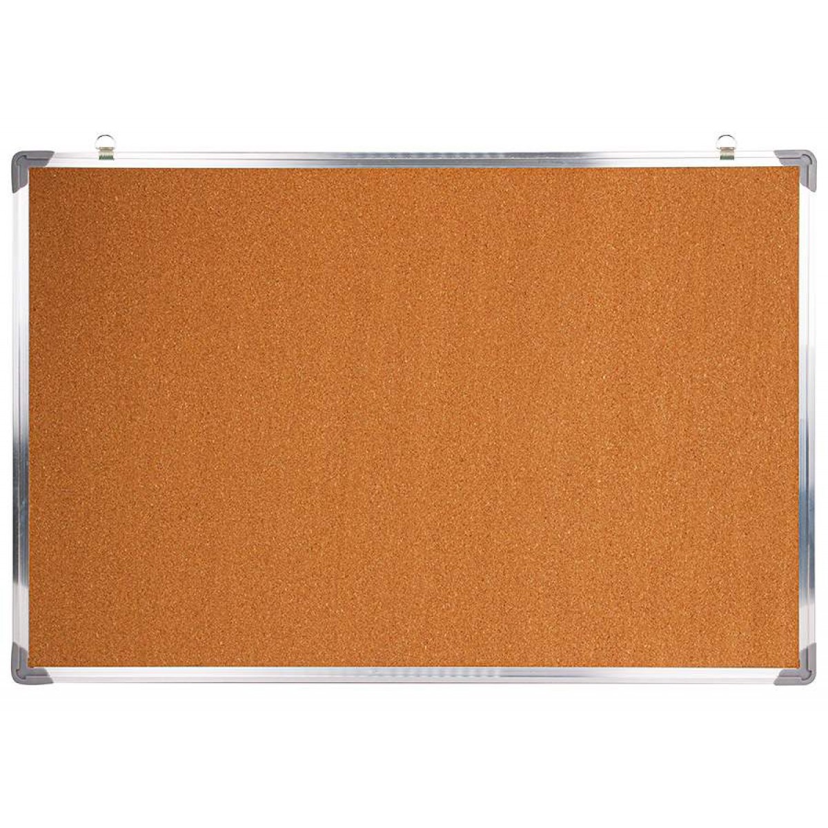 Доска пробковая 90х120 с подвесом, алюминиевая рама