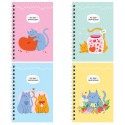 Записная книжка А6 120л., на гребне ArtSpace 