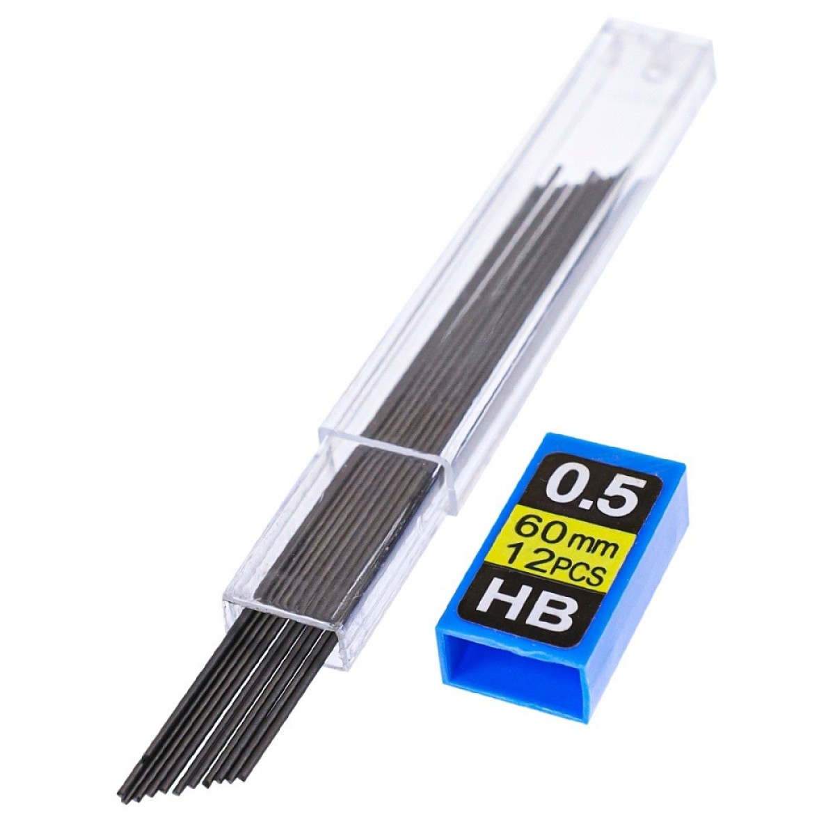 Грифели для механических карандашей d=0,5 mm, HB, 12 шт. в упак