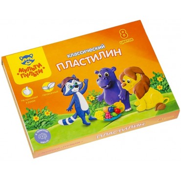Пластилин Мульти-Пульти 