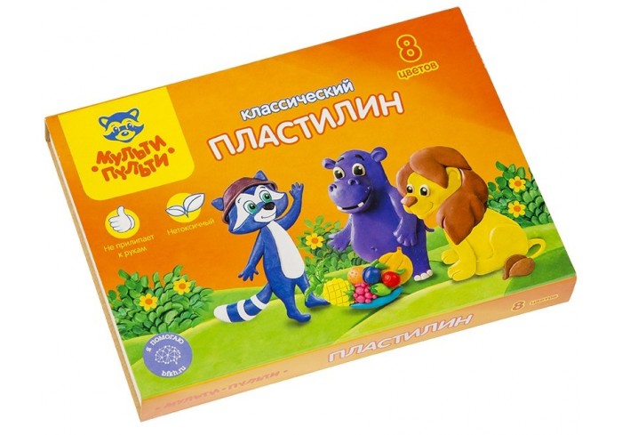 Пластилин Мульти-Пульти 