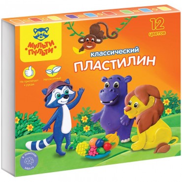 Пластилин Мульти-Пульти 