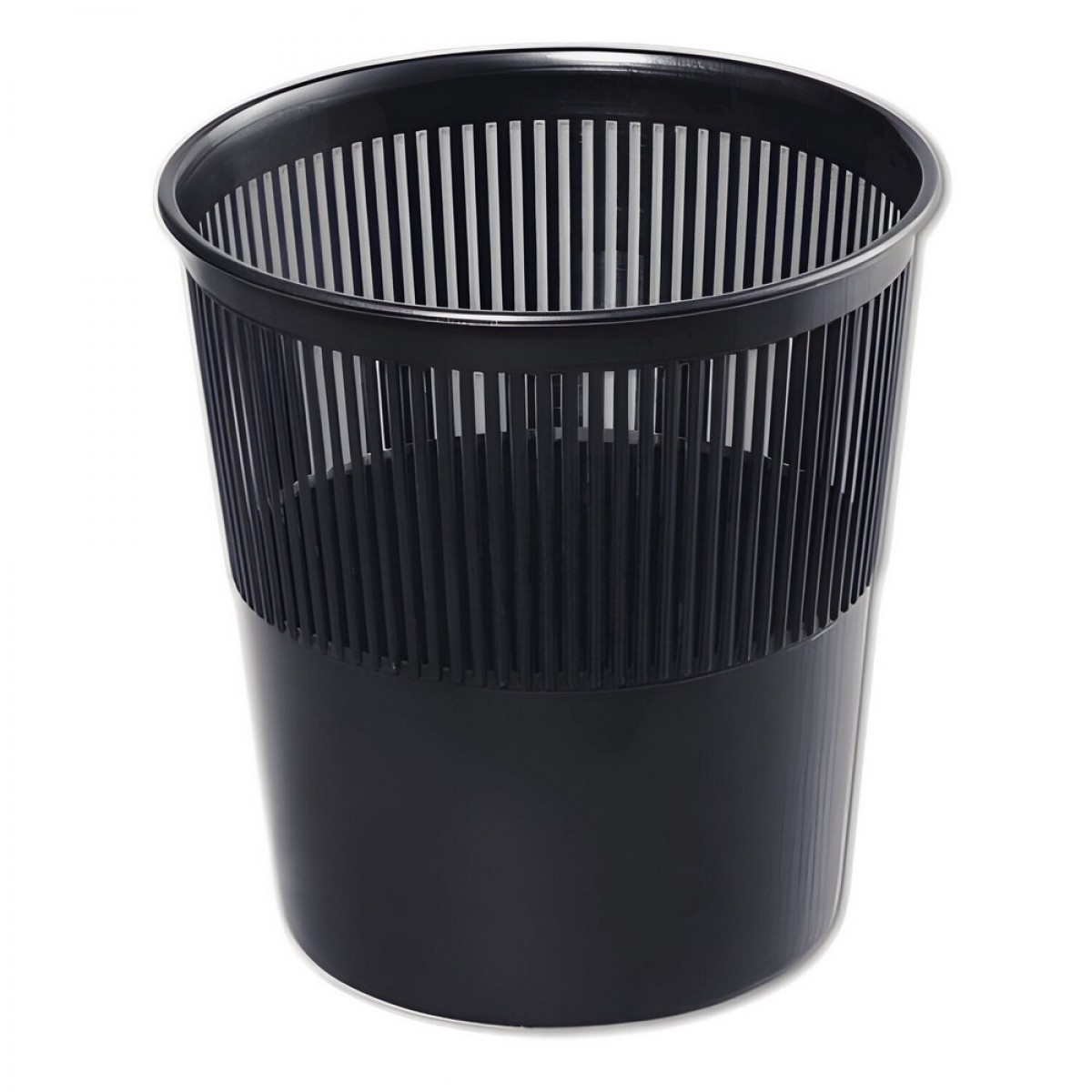 Корзина для бумаг  9 л. сетчатая, черная пр.РФ