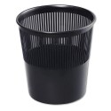 Корзина для бумаг  9 л. сетчатая, черная пр.РФ