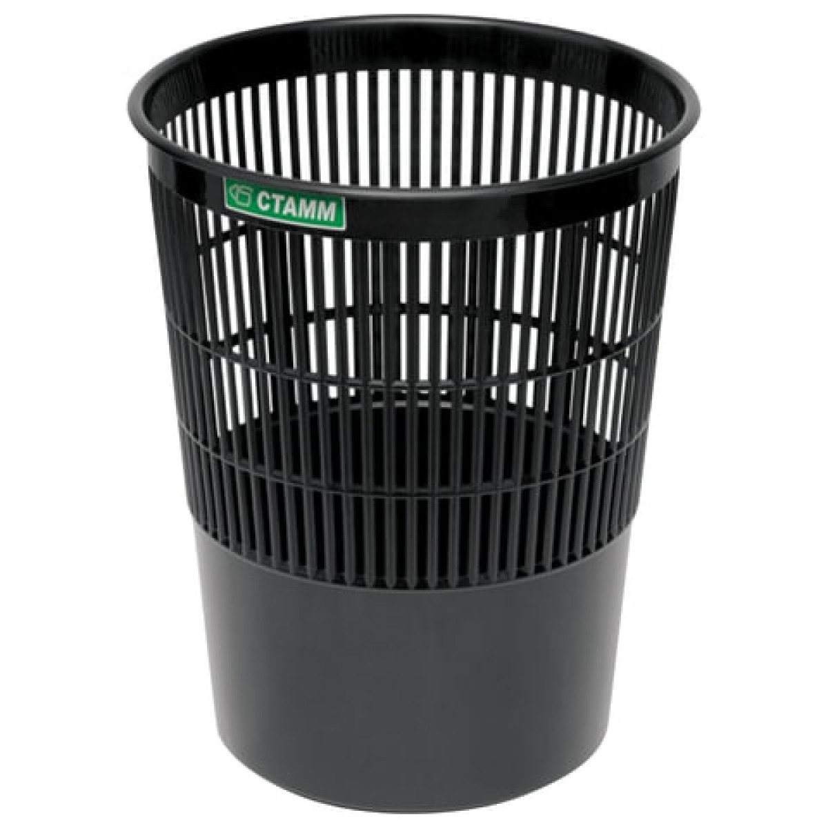 Корзина для бумаг, 14 л, сетчатая, черная