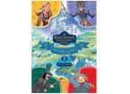 Картон 8л., 8цв., двустор., A4, немелованный, в папке, 