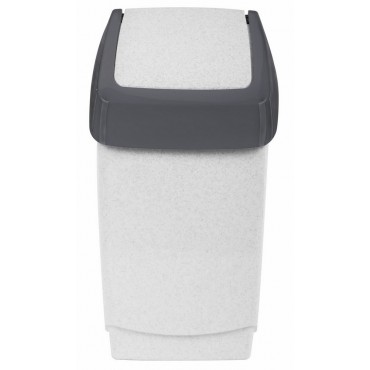 Ведро мусорное с КРЫШКОЙ (качающейся) 15 литров, 