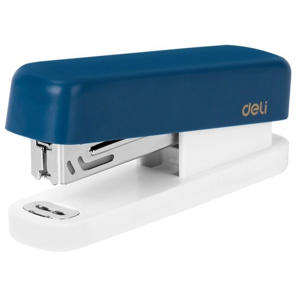 Степлер Deli LINFINI №10, пластиковый корпус, до 15 листов, ассорти