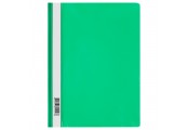 Папка-скоросшиватель пластик. СТАММ А4, 120мкм, зеленая с прозр. верхом