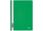 Папка-скоросшиватель пластик. СТАММ А4, 180мкм, зеленая с прозр. верхом