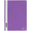 Папка-скоросшиватель пластик. СТАММ А4, 180мкм, фиолетовая с прозр. верхом