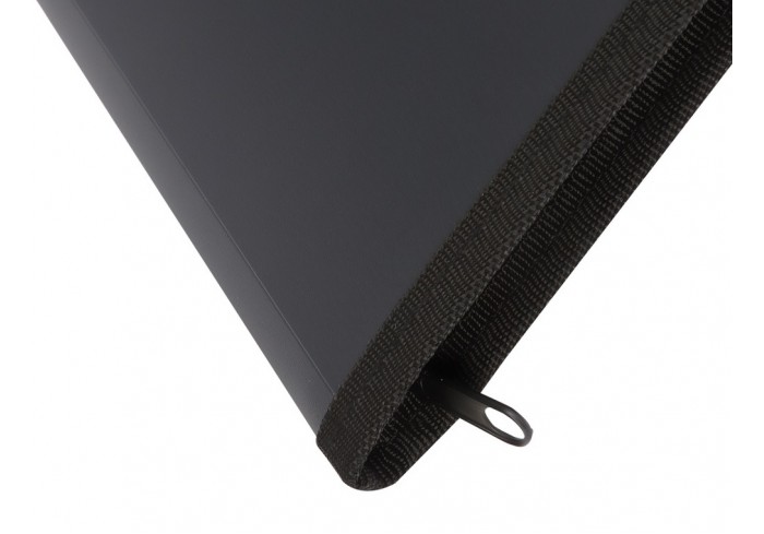 Папка на молнии СТАММ А4, 500мкм, пластик, молния вокруг, черная