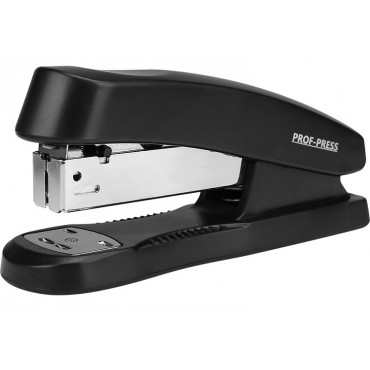 Степлер, №24, до 30 л., пластик./к., в карт. коробке, черный,