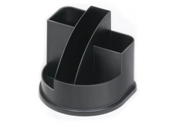 Подставка-органайзер д/канцеляр.мелочей Attache Авангард 5 отделений, черная