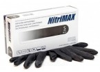Перчатки нитриловые NitriMax диагностические (смотровые) неопудренные   (100/уп) S черные