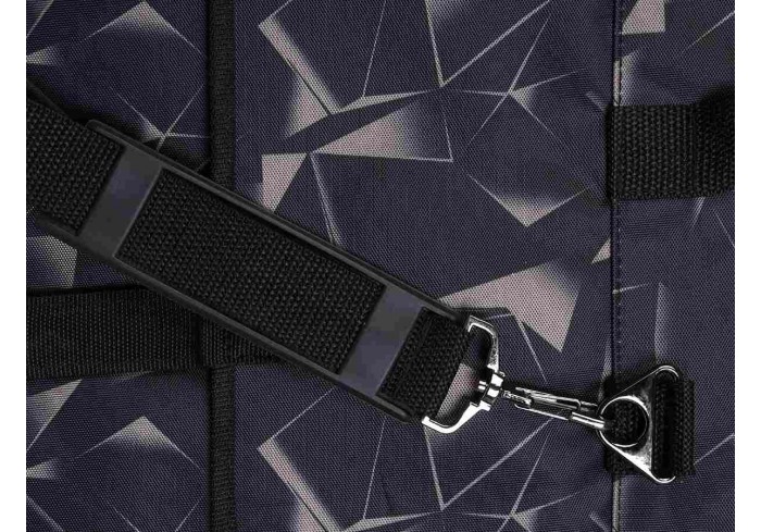 Папка художника А2, КОРИЧНЕВЫЙ НА ЧЕРНОМ принтованная ткань, с жестким каркасом
