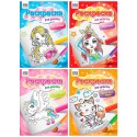 Раскраска А4,  8 стр., ТРИ СОВЫ 