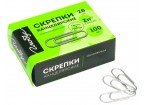 Скрепки 28мм, Globus, 100шт., оцинкованные, карт. упак.