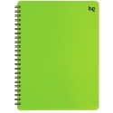 Тетрадь 80л., А4 клетка на гребне BG 