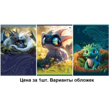 Тетрадь 96л., А4, клетка BG 
