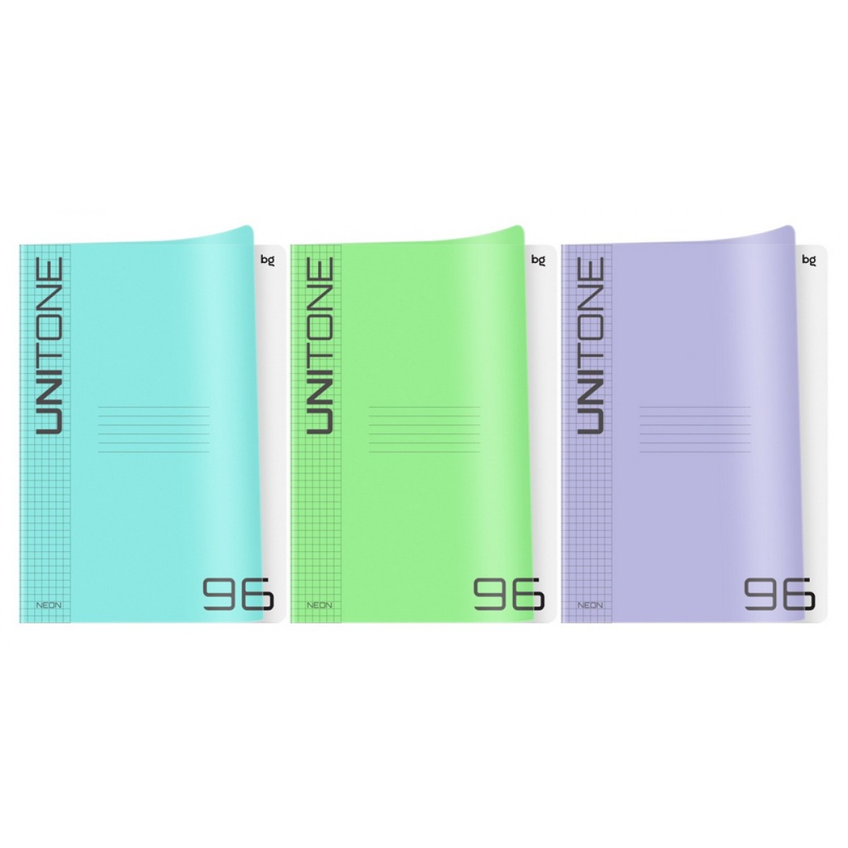 Тетрадь 96л., А4 клетка BG 