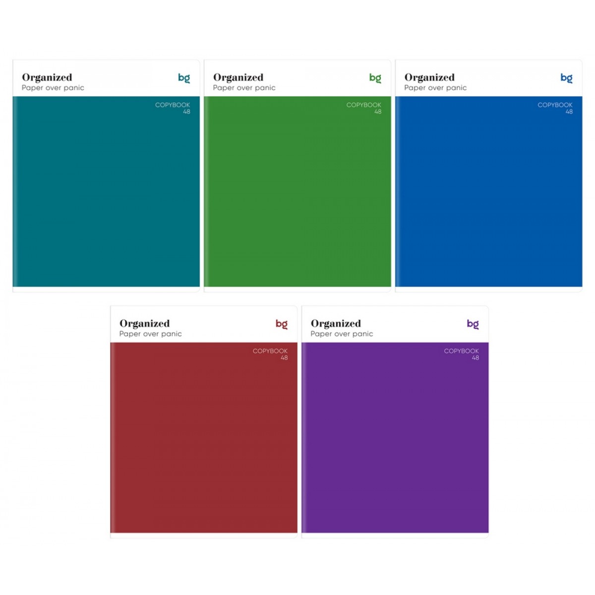 Тетрадь 48л., А5, клетка BG 