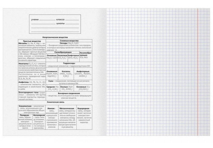Тетрадь предметная 48л. BG 