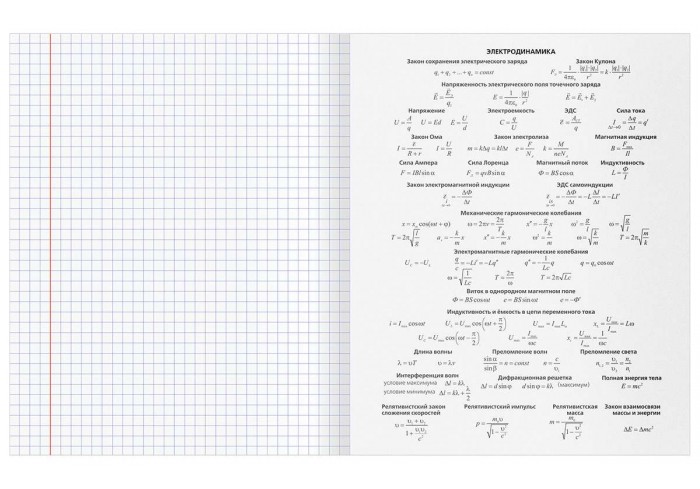 Тетрадь предметная 48л. BG 