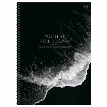 Тетрадь 160л., А4 клетка на гребне BG 