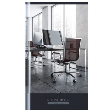 Телефонная книга А5, 80л., 7БЦ, OfficeSpace 