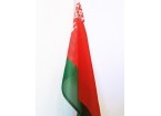 Флаг РБ 75*150см, полиэстер, карман, завязки сверху/снизу